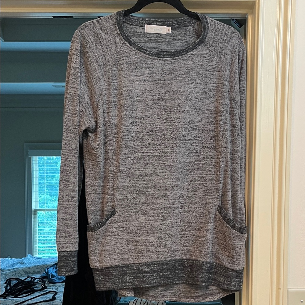 Stylish Gray Women's Tunic